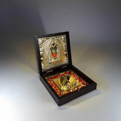 Ayodhya Shree Ram Lalla 24K Gold Plated Pocket Temple